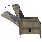 vidaXL Set mobilier de grădină, 5 piese, maro, poliratan vidaXL Set mobilier de grădină, 5 piese, maro, poliratan