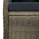 vidaXL Set mobilier de grădină, 5 piese, maro, poliratan vidaXL Set mobilier de grădină, 5 piese, maro, poliratan
