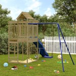 vidaXL Set de joacă pentru exterior, lemn de pin impregnat vidaXL Set de joacă pentru exterior, lemn de pin impregnat