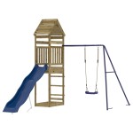 vidaXL Set de joacă pentru exterior, lemn de pin impregnat vidaXL Set de joacă pentru exterior, lemn de pin impregnat