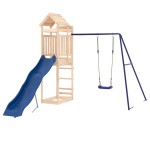 vidaXL Set de joacă pentru exterior, lemn masiv de pin vidaXL Set de joacă pentru exterior, lemn masiv de pin