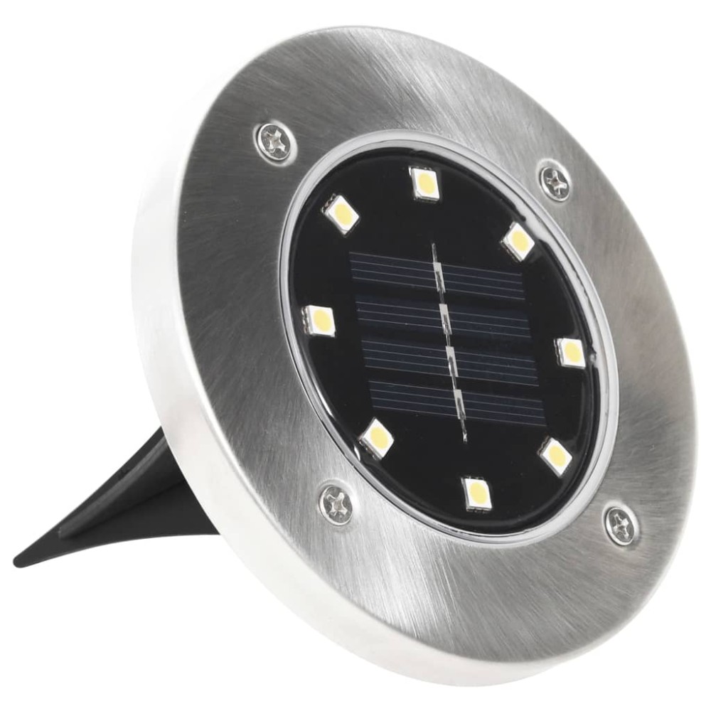 vidaXL Lămpi solare pentru sol, 8 buc., cu LED-uri RGB, colorate
