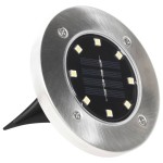 vidaXL Lămpi solare pentru sol, 8 buc., cu LED-uri RGB, colorate