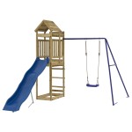 vidaXL Set de joacă pentru exterior, lemn de pin impregnat vidaXL Set de joacă pentru exterior, lemn de pin impregnat