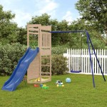 vidaXL Set de joacă pentru exterior, lemn masiv de pin vidaXL Set de joacă pentru exterior, lemn masiv de pin