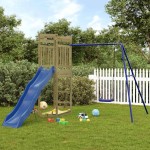 vidaXL Set de joacă pentru exterior, lemn de pin impregnat vidaXL Set de joacă pentru exterior, lemn de pin impregnat