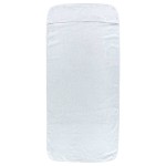 vidaXL Prosoape de plajă, 4 buc., alb, 60x135 cm, textil 400 GSM vidaXL Prosoape de plajă, 4 buc., alb, 60x135 cm, textil 400 GSM