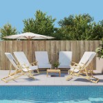 vidaXL Prosoape de plajă, 6 buc., alb, 60x135 cm, textil 400 GSM vidaXL Prosoape de plajă, 6 buc., alb, 60x135 cm, textil 400 GSM