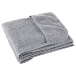 vidaXL Prosoape de plajă, 4 buc., gri, 60x135 cm, textil 400 GSM vidaXL Prosoape de plajă, 4 buc., gri, 60x135 cm, textil 400 GSM