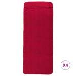 vidaXL Prosoape de plajă, 4 buc., vișiniu, 60x135 cm, textil, 400 GSM vidaXL Prosoape de plajă, 4 buc., vișiniu, 60x135 cm, textil, 400 GSM