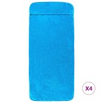 vidaXL Prosoape de plajă, 4 buc., turcoaz, 60x135 cm, textil 400 GSM vidaXL Prosoape de plajă, 4 buc., turcoaz, 60x135 cm, textil 400 GSM