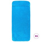 vidaXL Prosoape de plajă, 6 buc., turcoaz, 60x135 cm, textil 400 GSM vidaXL Prosoape de plajă, 6 buc., turcoaz, 60x135 cm, textil 400 GSM