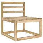 vidaXL Set mobilier de grădină, 2 piese, lemn de pin tratat verde vidaXL Set mobilier de grădină, 2 piese, lemn de pin tratat verde