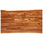vidaXL Set de masă din 3 piese, margini naturale, lemn masiv de acacia