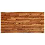vidaXL Set de masă din 3 piese, margini naturale, lemn masiv de acacia vidaXL Set de masă din 3 piese, margini naturale, lemn masiv de acacia