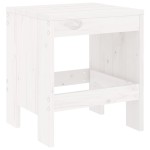 vidaXL Set bistro de grădină, 3 piese, alb, lemn masiv de pin vidaXL Set bistro de grădină, 3 piese, alb, lemn masiv de pin