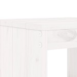 vidaXL Set mobilier de grădină, 13 piese, alb, lemn masiv de pin vidaXL Set mobilier de grădină, 13 piese, alb, lemn masiv de pin