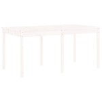 vidaXL Set mobilier de grădină, 13 piese, alb, lemn masiv de pin vidaXL Set mobilier de grădină, 13 piese, alb, lemn masiv de pin