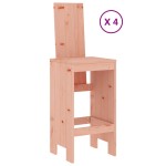vidaXL Set bar de grădină, 5 piese, lemn masiv douglas