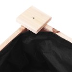 vidaXL Jardinieră cu roți și căptușeală 118x59x80cm lemn masiv de brad vidaXL Jardinieră cu roți și căptușeală 118x59x80cm lemn masiv de brad