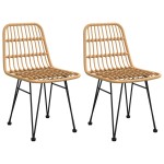vidaXL Set mobilier de grădină, 3 piese, poliratan vidaXL Set mobilier de grădină, 3 piese, poliratan