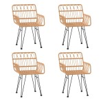 vidaXL Set mobilier de grădină, 5 piese, poliratan vidaXL Set mobilier de grădină, 5 piese, poliratan