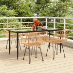 vidaXL Set mobilier de grădină, 5 piese, poliratan vidaXL Set mobilier de grădină, 5 piese, poliratan