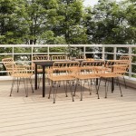 vidaXL Set mobilier de grădină, 9 piese, poliratan vidaXL Set mobilier de grădină, 9 piese, poliratan