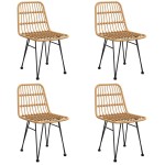 vidaXL Set mobilier de grădină, 5 piese, poliratan vidaXL Set mobilier de grădină, 5 piese, poliratan
