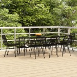 vidaXL Set mobilier de grădină, 9 piese, poliratan vidaXL Set mobilier de grădină, 9 piese, poliratan