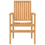 vidaXL Set mobilier pentru grădină, 3 piese, lemn masiv de tec