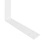 vidaXL Spătar pentru canapea din paleți, alb, 110 cm, fier vidaXL Spătar pentru canapea din paleți, alb, 110 cm, fier