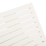 vidaXL Șezlong, alb, plastic