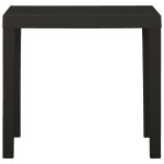 vidaXL Masă de grădină, antracit, 79x65x72 cm, plastic vidaXL Masă de grădină, antracit, 79x65x72 cm, plastic