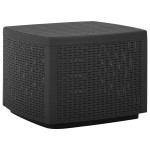 vidaXL Masă de grădină, gri, 53x53x40 cm, plastic vidaXL Masă de grădină, gri, 53x53x40 cm, plastic