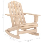 vidaXL Balansoar de grădină Adirondack, lemn masiv de brad vidaXL Balansoar de grădină Adirondack, lemn masiv de brad