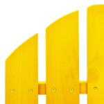 vidaXL Scaun balansoar de grădină Adirondack galben lemn masiv brad vidaXL Scaun balansoar de grădină Adirondack galben lemn masiv brad