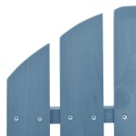 vidaXL Scaun balansoar de grădină Adirondack albastru lemn masiv brad vidaXL Scaun balansoar de grădină Adirondack albastru lemn masiv brad