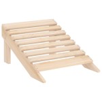 vidaXL Scaun de grădină Adirondack cu 2 locuri & otoman, lemn de brad