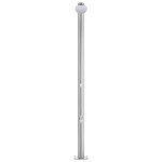 vidaXL Duș pentru grădină, 215 cm, oțel inoxidabil vidaXL Duș pentru grădină, 215 cm, oțel inoxidabil