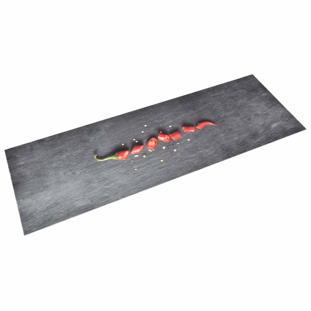 vidaXL Covoraș de bucătărie lavabil, 60x180 cm, model ardei