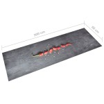 vidaXL Covoraș bucătărie, lavabil, imprimeu ardei, 60x300 cm vidaXL Covoraș bucătărie, lavabil, imprimeu ardei, 60x300 cm