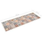 vidaXL Covoraș de bucătărie lavabil, 45x150 cm, model mozaic vidaXL Covoraș de bucătărie lavabil, 45x150 cm, model mozaic