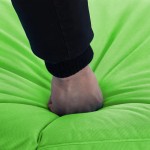 vidaXL Șezlong pliabil, verde, țesătură oxford vidaXL Șezlong pliabil, verde, țesătură oxford