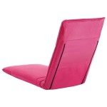vidaXL Șezlong pliabil, roz, țesătură oxford vidaXL Șezlong pliabil, roz, țesătură oxford