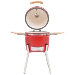 vidaXL Grătar cu afumătoare Kamado, ceramică, 81 cm vidaXL Grătar cu afumătoare Kamado, ceramică, 81 cm