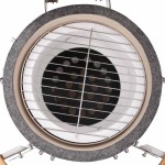 vidaXL Grătar cu afumătoare Kamado, ceramică, 81 cm vidaXL Grătar cu afumătoare Kamado, ceramică, 81 cm