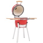 vidaXL Grătar cu afumătoare Kamado, 76 cm, ceramică vidaXL Grătar cu afumătoare Kamado, 76 cm, ceramică