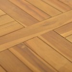 vidaXL Blat de masă, 50x50x2,5 cm, lemn masiv de tec, pătrat