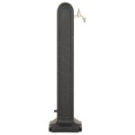 vidaXL Rezervor de grădină cu robinet, antracit, aspect piatră vidaXL Rezervor de grădină cu robinet, antracit, aspect piatră